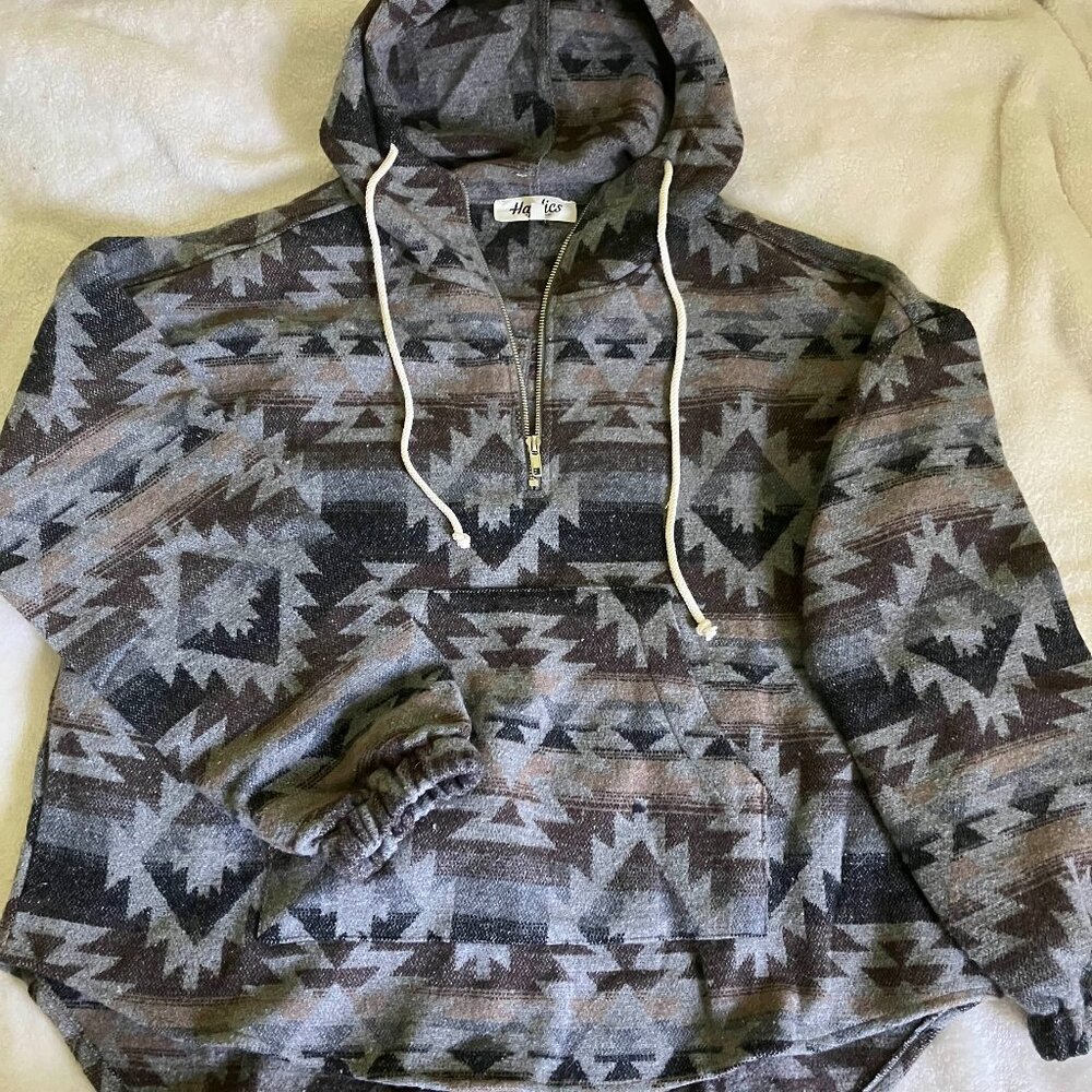 Aztec Hoodie Pullover